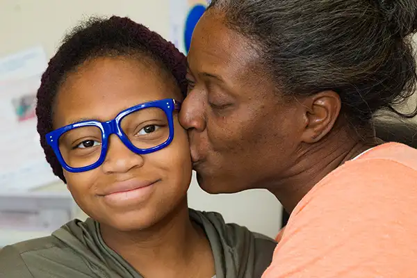 Yazmyne and her grandmother